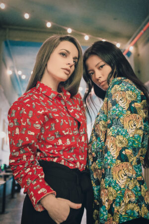 Editorial Mumy Room Foto de moda para la marcar Mumy Room con las modelos Saray Gómez y Alexandra Cuba